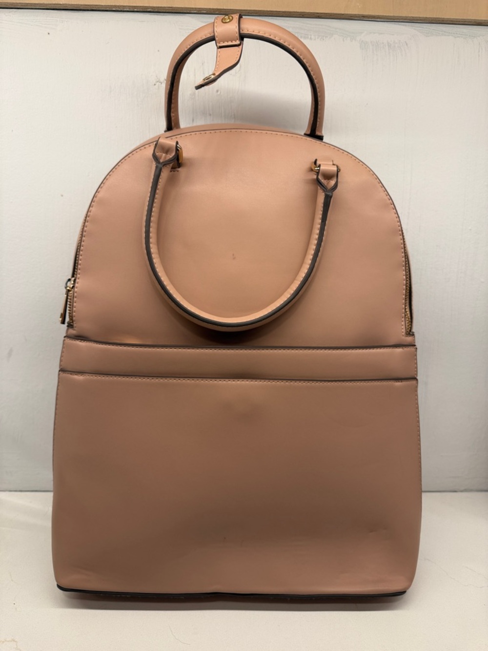 a new day Blush Pink Structured Backpack Tote